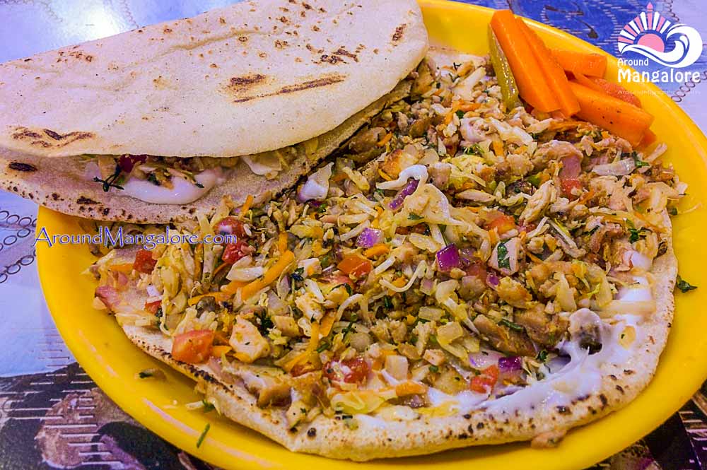 Chicken Plate Shawarma - Stomach Food Cafe - Surathkal NITK, Mangalore
