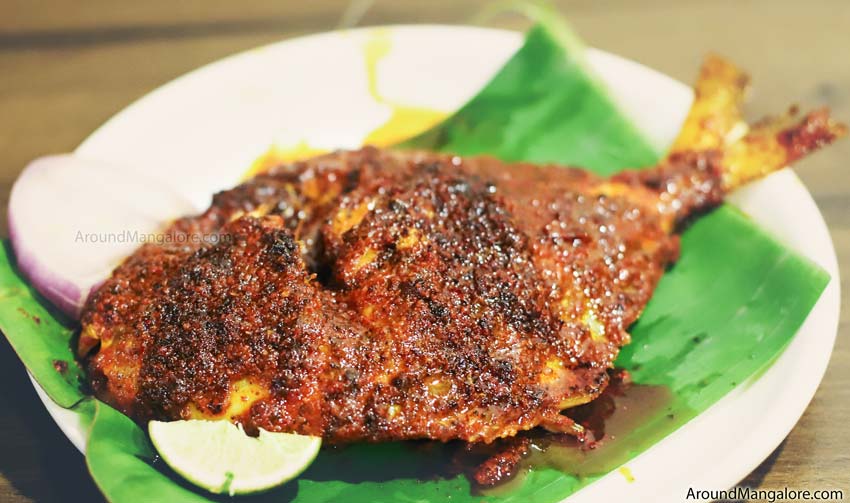 Pamphlet Tawa Fry - Fish Land Seafood Restaurant - Kadri, Mangalore