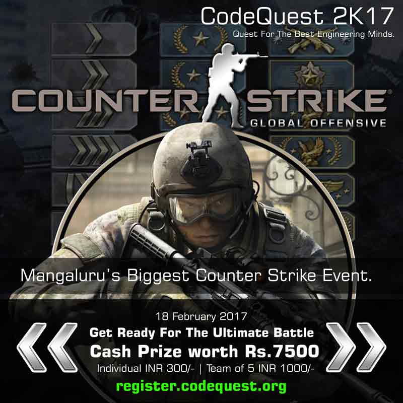 Counter Strike Event - 18 Feb 2017 - Sahyadri Campus, Mangalore