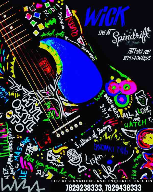 WICK Live at Spindrift - 7 May 2017 - Spindrift, Mangalore