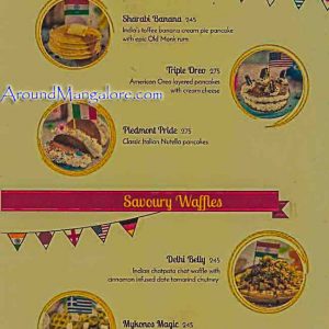 Food Menu - International Waffle and Pancake Festival 2017
