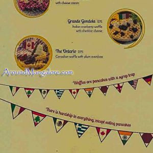 Food Menu - International Waffle and Pancake Festival 2017