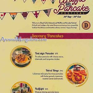 Food Menu - International Waffle and Pancake Festival 2017