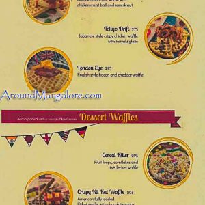 Food Menu - International Waffle and Pancake Festival 2017