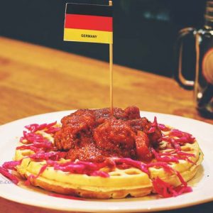 Munich Style Waffle - Diesel Cafe, Mangalore