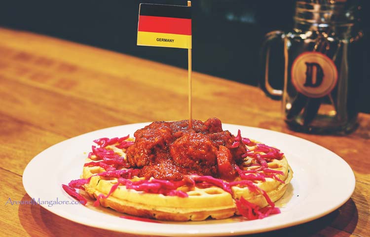 Munich Style Waffle - Diesel Cafe, Mangalore