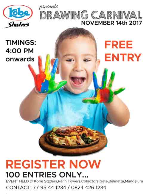 Drawing Carnival - 14 Nov 2017 - Kobe Sizzlers, Mangalore - Event