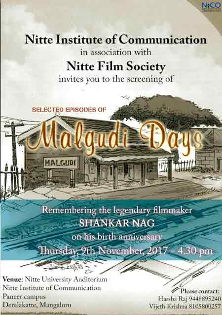 Malgudi Days - 9 Nov 2017 - NITTE - Deralakatte, Mangalore - Event