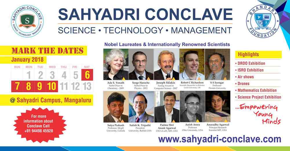 Sahyadri Conclave - 6 to 10 Jan 2018 - Sahyadri Campus, Mangalore