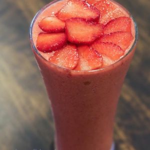 Strawberry Milkshake - Strawberry Festival - Jan 2018 - Bombay Baadshah, Mangalore