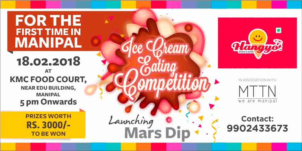 Ice Cream Eating Competition - 18 Feb 2018 - KMC Manipal