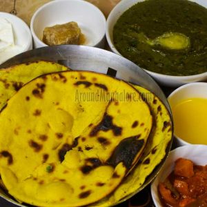 Sarsaon Da Saag with Makai Roti - Baisakhi Food Festival - 14 Apr 2018 - Punjab Da Pind, Mangalore