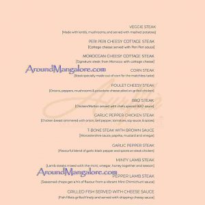 Food Menu - Aurfila Restaurant - MG Road, Ballalbagh, Mangalore