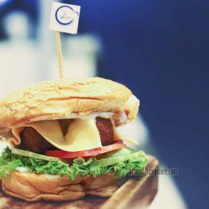 Veg Cheese Burger - Le Shaay Cafe - MG Road, Kodialbail, Mangalore