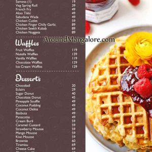 Food Menu - Bake Studio - Cafe - Cake Shop - Hampankatta, Mangalore