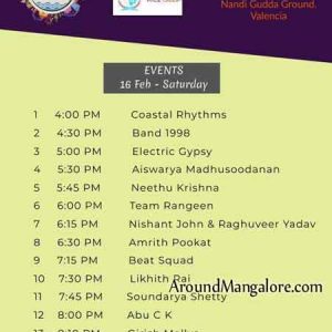 schedule - Mangalore Flea 2.0 (2019)- Nandi Gudda Ground, Valencia, Mangalore