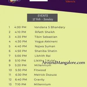 schedule - Mangalore Flea 2.0 (2019)- Nandi Gudda Ground, Valencia, Mangalore