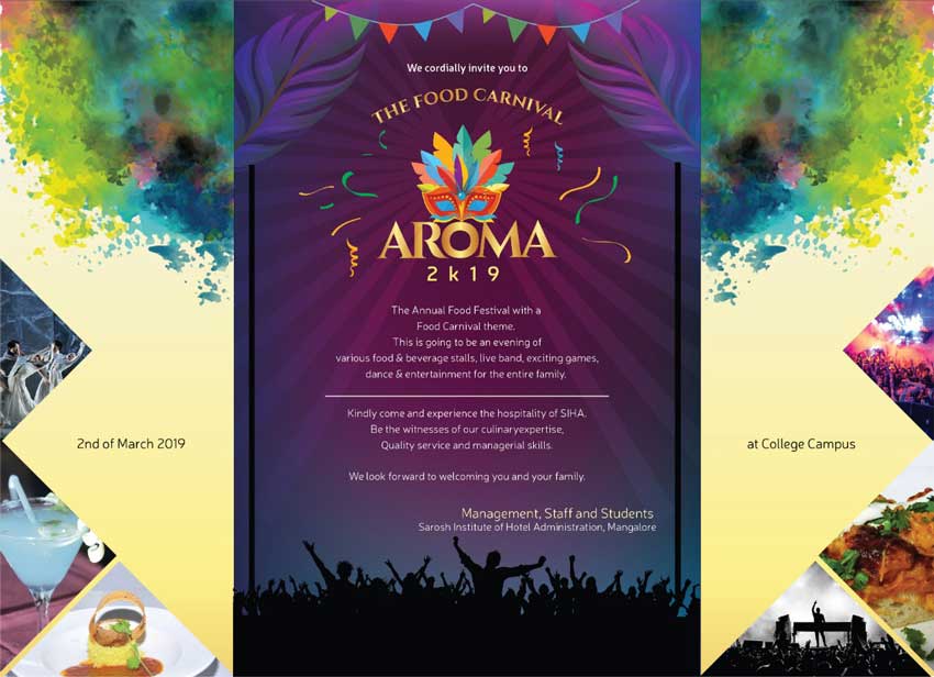 Aroma 2K19 - Food Carnival - 2-Mar-2019 - SIHA - Sarosh Institute of Hotel Administration