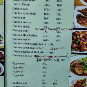 Food Menu - Halli Mane Meenu Oota - Bejai Kapikad Road, Mangalore