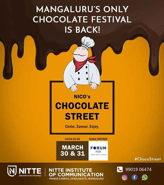 NICO's Chocolate Street - 30 & 31 Mar 2019 - Forum Fiza Mall, Mangalore