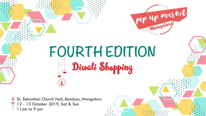 Pop Up Market - Fourth Edition - 12 & 13 Oct 2019 - St Sebastian Church Hall, Bendoor, Mangalore