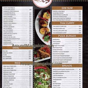Food Menu - House of Chef - Pure Vegetarian Restaurant - Kottara Chowki, Mangalore