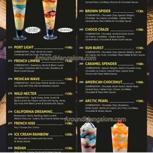 Ice Cream and Food Menu - Ice Magic - Kankanady - Mangalore