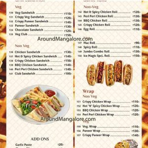 Ice Cream and Food Menu - Ice Magic - Kankanady - Mangalore