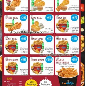 Ice Cream and Food Menu - Ice Magic - Kankanady - Mangalore