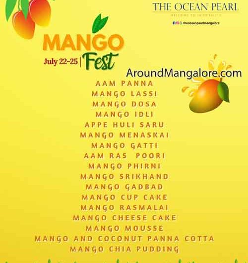 Mango Fest – 22 – 25 Jul 2021 – The Ocean Pearl, Mangalore