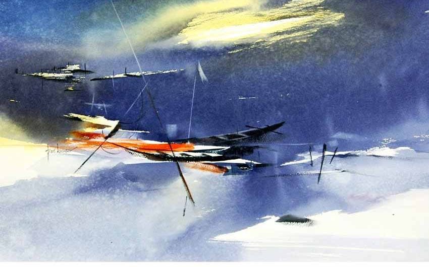 Art of the Week (2) – Boat Series by Permude Mohan Kumar – 9th to 14th Aug 2021 – S Cube Art Gallery