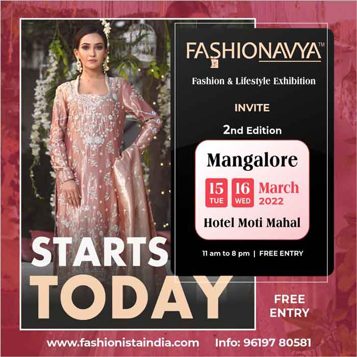 Fashionavya - Fashion & Lifestyle Exhibition - 15 & 16 Mar 2022 - Mangalore