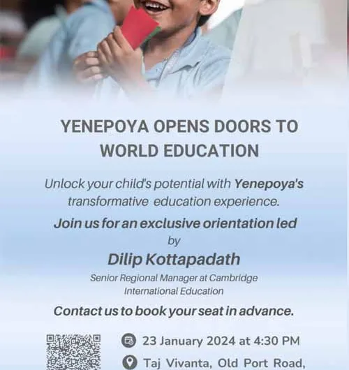 Yenepoya’s Exclusive Orientation: Unlocking Global Education Opportunities